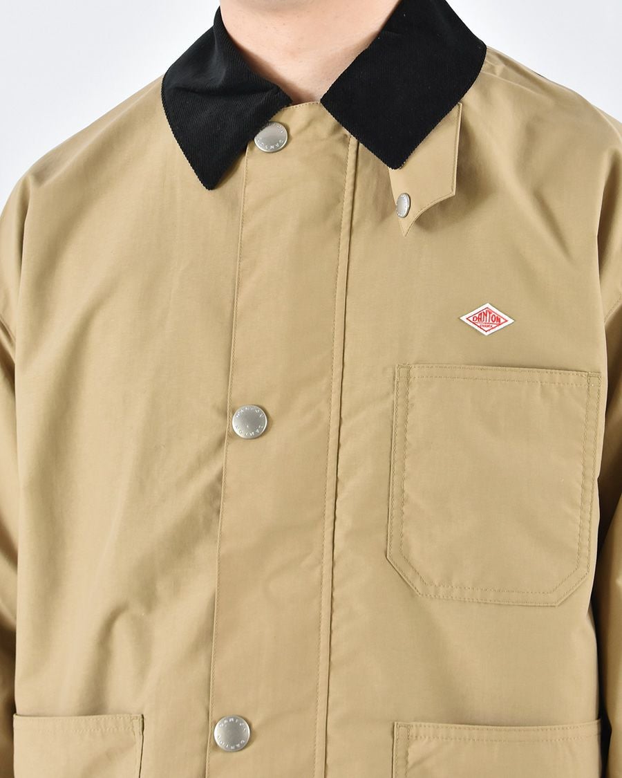 【希少 入手困難】ダブルタップス バックプリント カバーオール DANTON ナイロンタフタカバーオールジャケット MENS | FRENCH Bleu .rooms