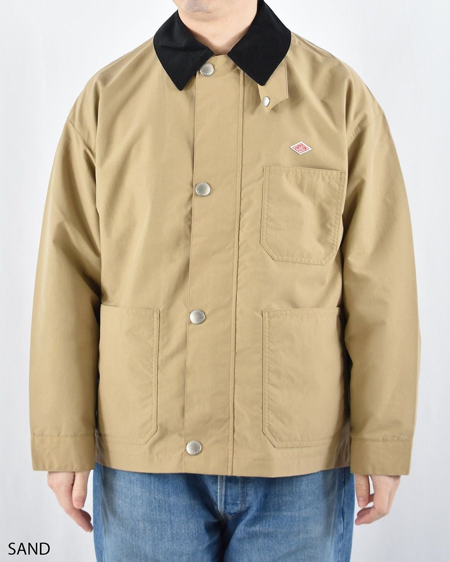 【希少 入手困難】ダブルタップス バックプリント カバーオール DANTON ナイロンタフタカバーオールジャケット MENS | FRENCH Bleu .rooms