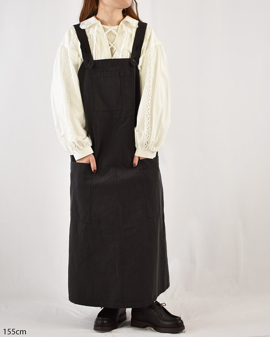 g) グラム コットンリネンライトデニムサロペット | FRENCH Bleu .rooms