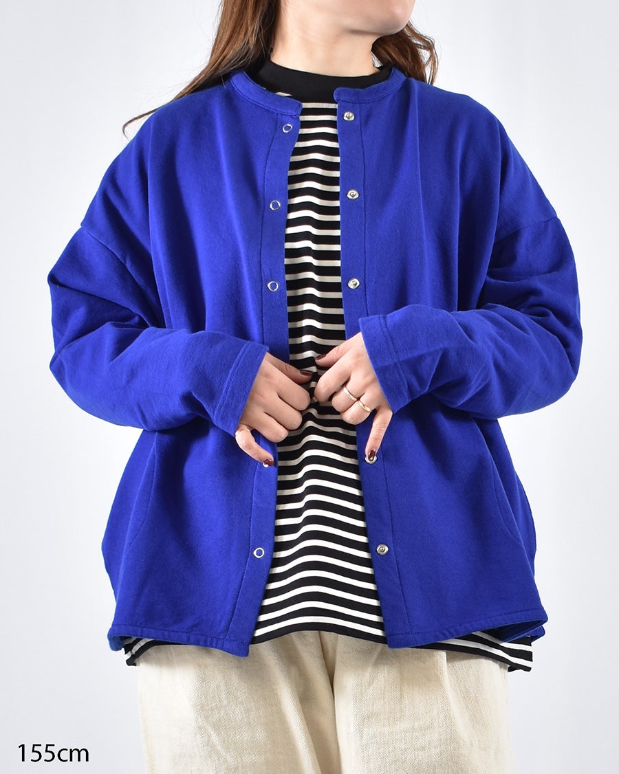 TROIS ミニウラケリングドットカーディガン | FRENCH Bleu .rooms