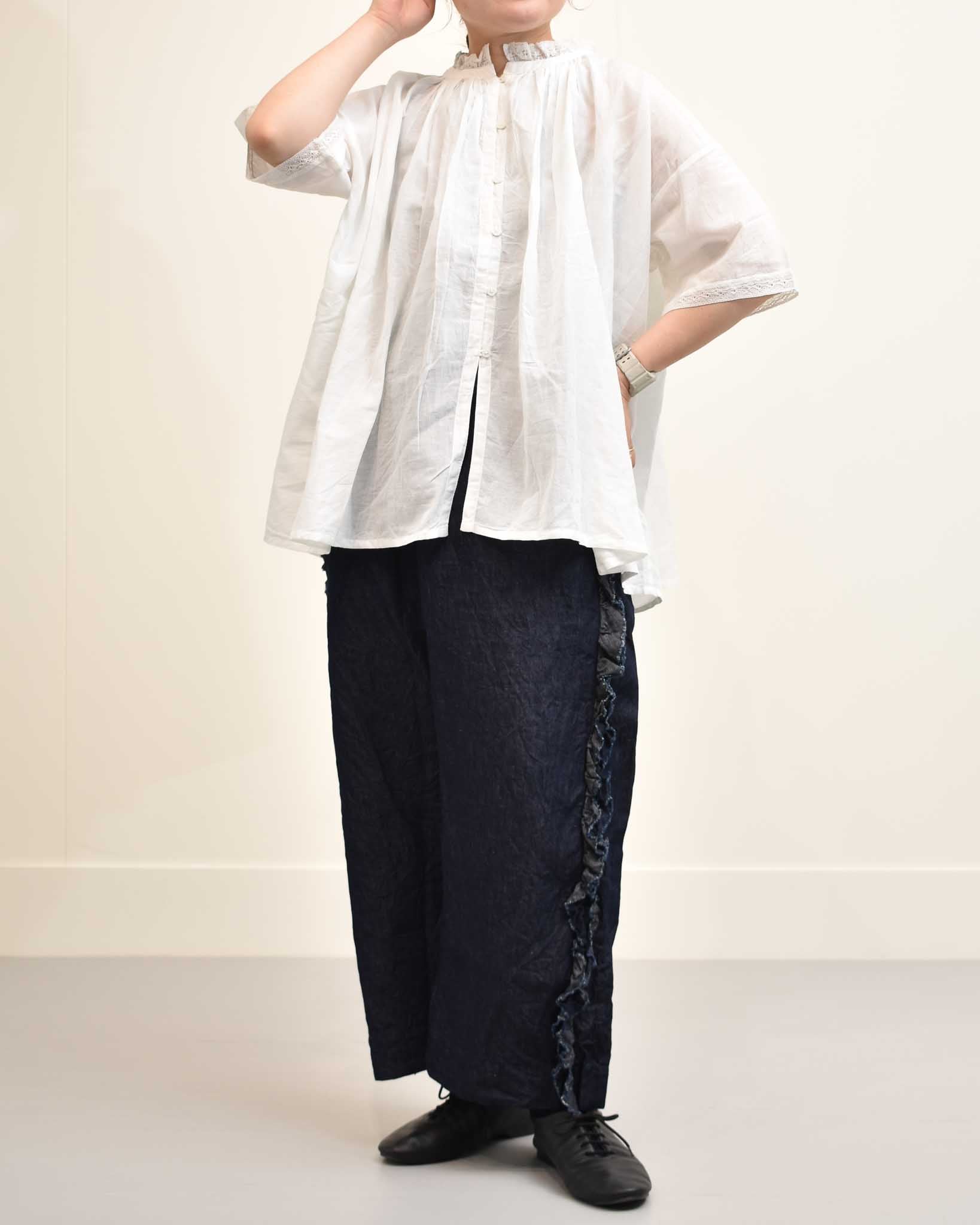Gauze＃ インディゴビビアンパンツ | FRENCH Bleu .rooms