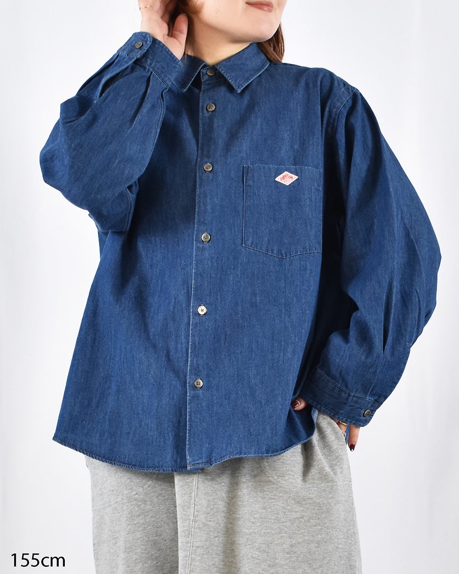 DANTON オックス長袖プルオーバーシャツ | FRENCH Bleu .rooms