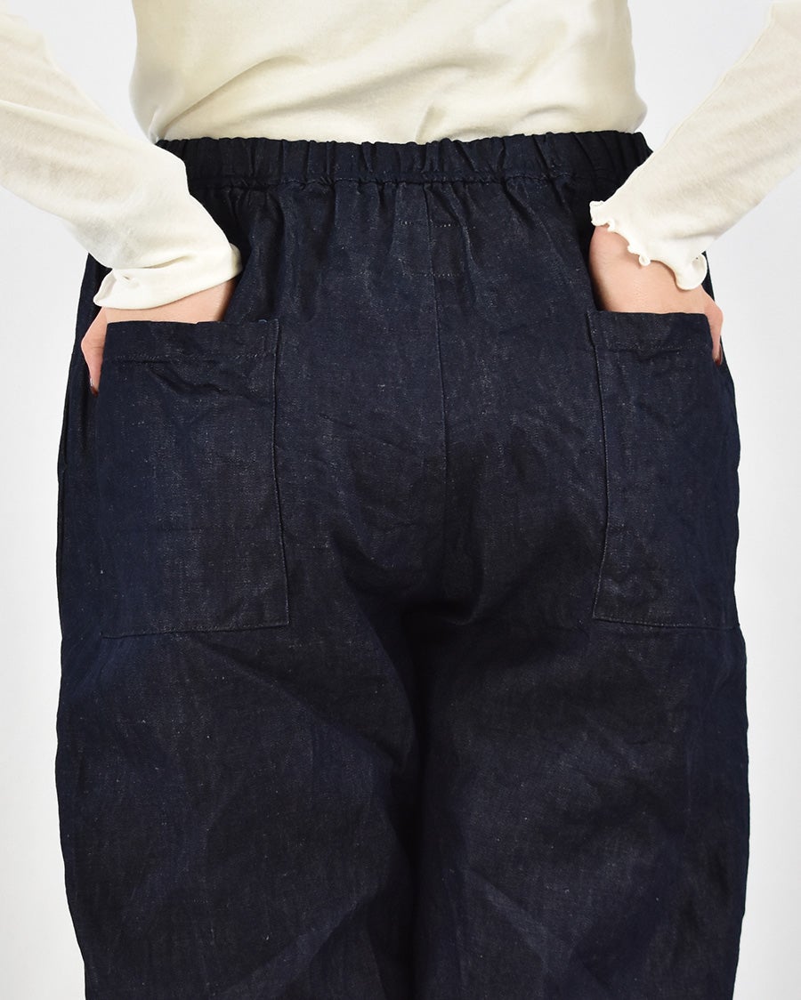 Gauze# ライトデニムアトリエパンツ | FRENCH Bleu .rooms
