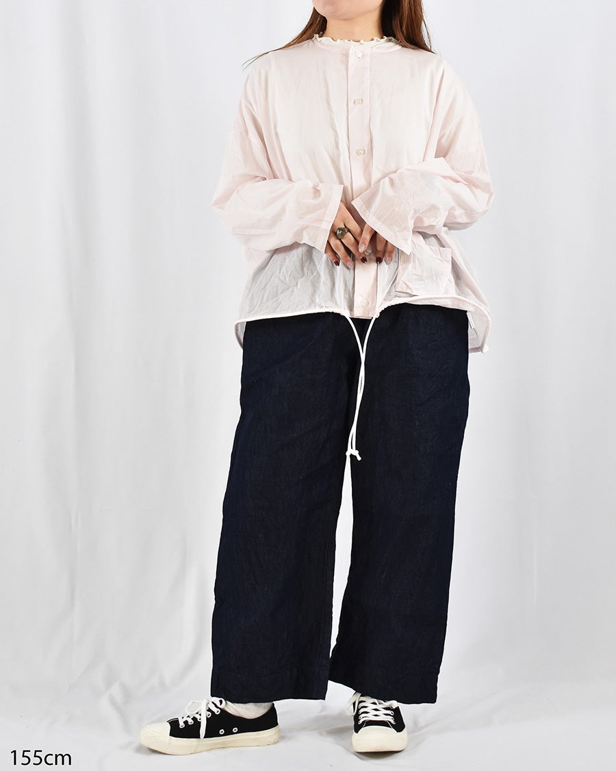 Gauze# ライトデニムアトリエパンツ | FRENCH Bleu .rooms
