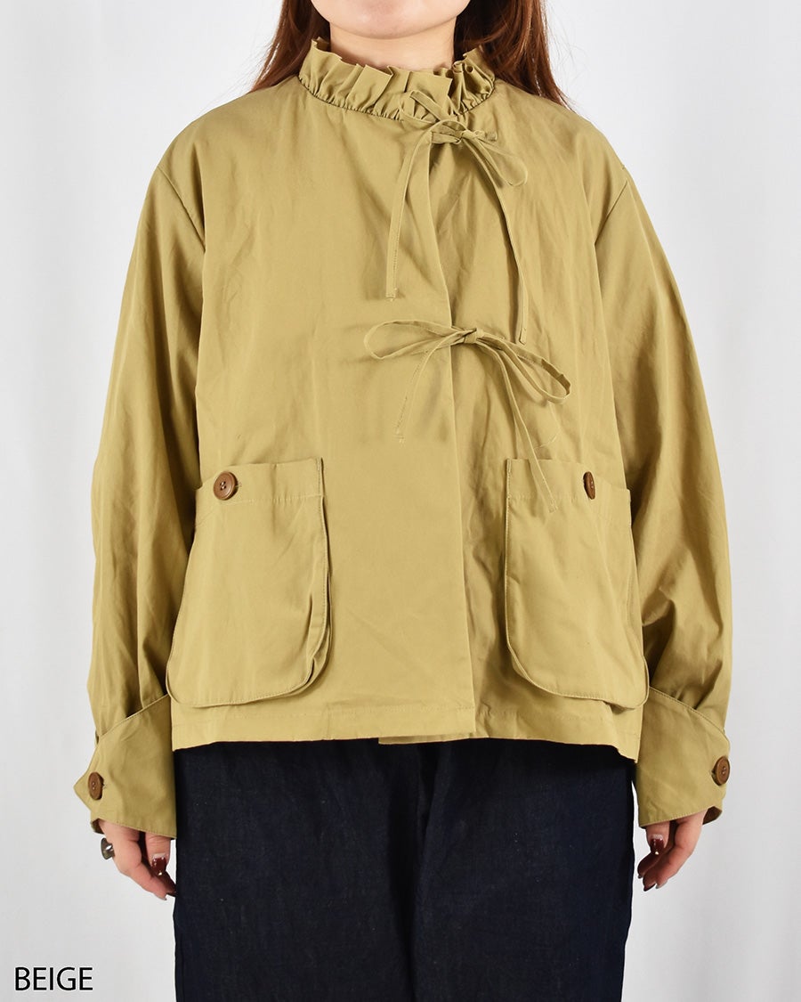 Gauze# アメリフリルモダニストジャケット | FRENCH Bleu .rooms