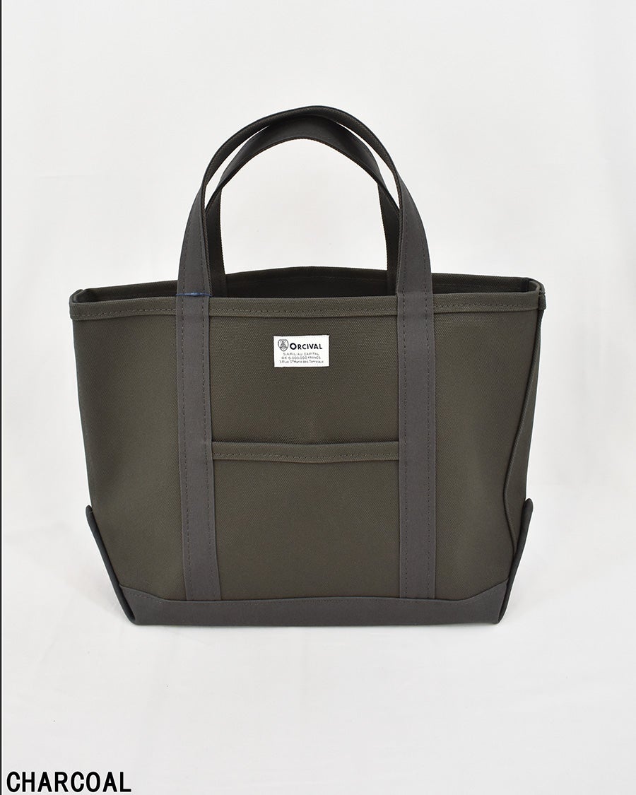 専用です☆(美品)ORCIVAL トートバッグ キャンバス チャコールグレー ORCIVAL コットンキャンバスバッグ M | FRENCH Bleu .rooms