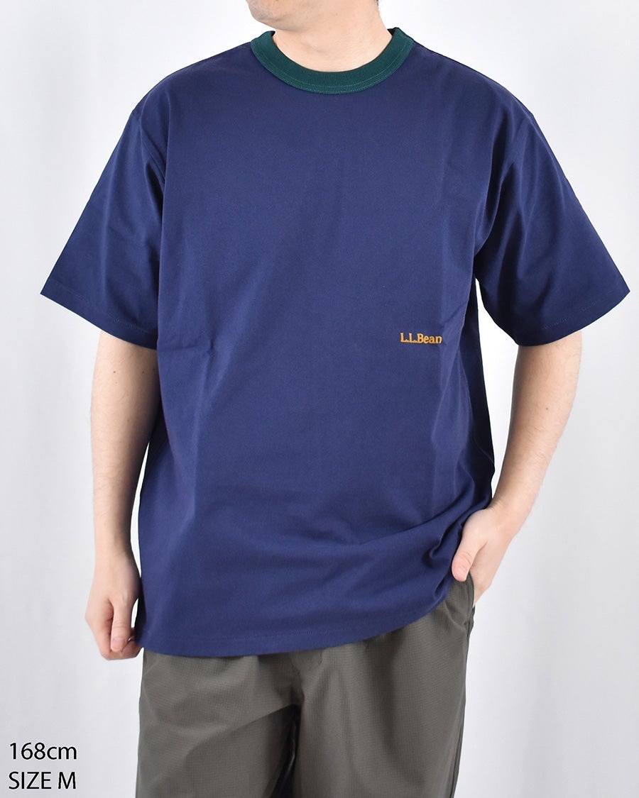 L.L.Bean モリルショートスリーブリンガーTシャツ | FRENCH Bleu .rooms