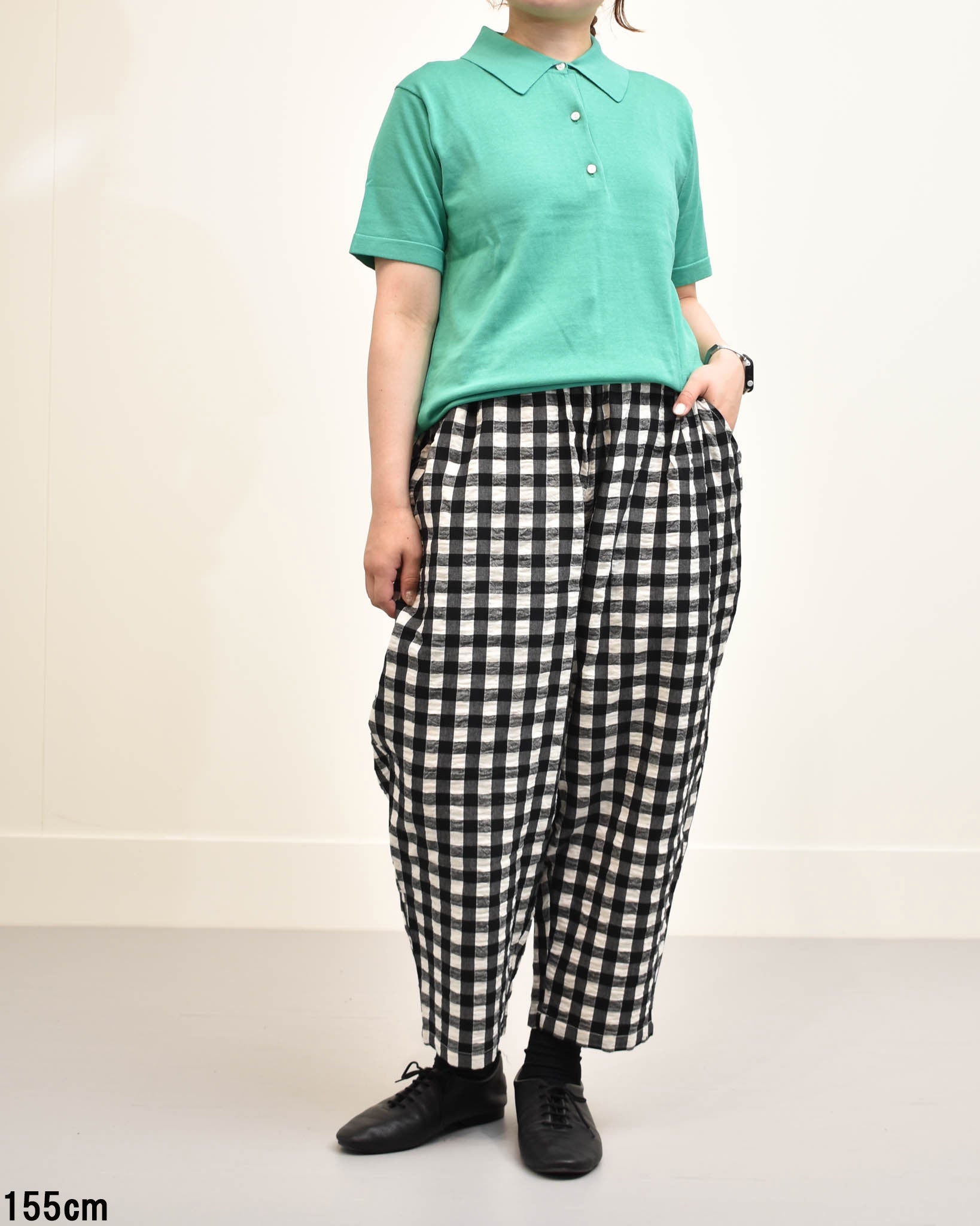 RYE TENDER コットンニットポロ ADAMS LDS | FRENCH Bleu .rooms