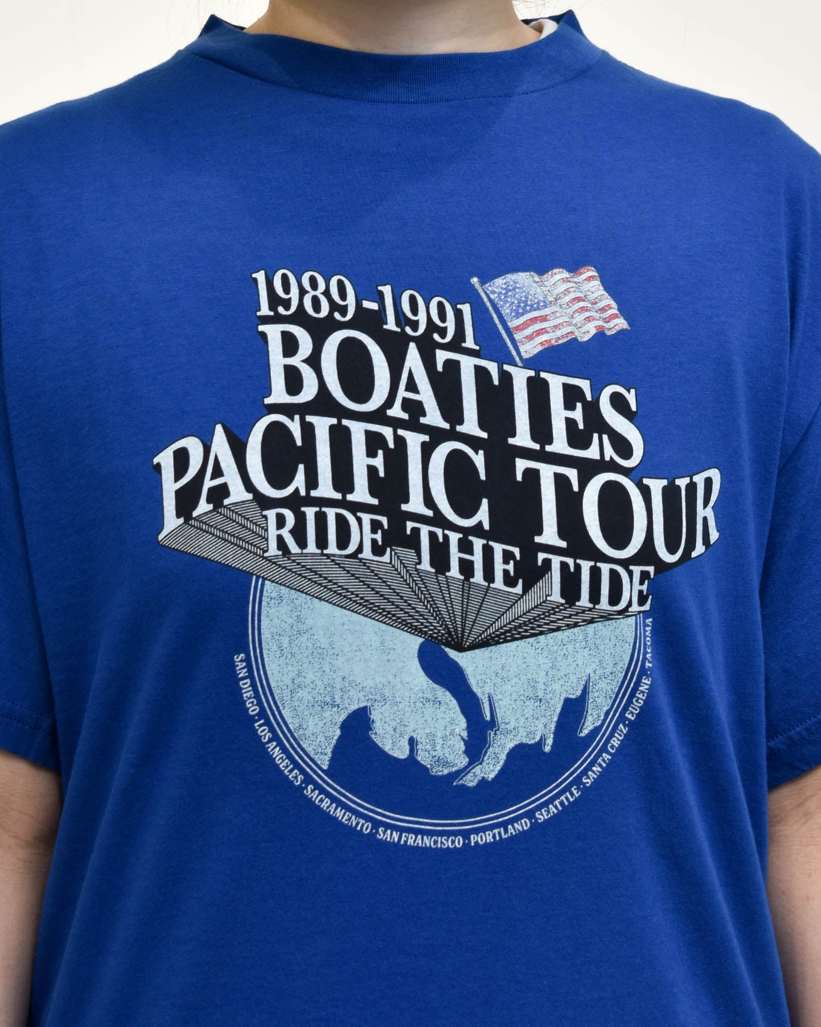 SNB ホンゴリアンツアーTシャツ XXL　ブルー SNB TOUR HONGOLIAN T-shirt（BLUE） - Hi-STANDARD OFFICIAL WEB STORE