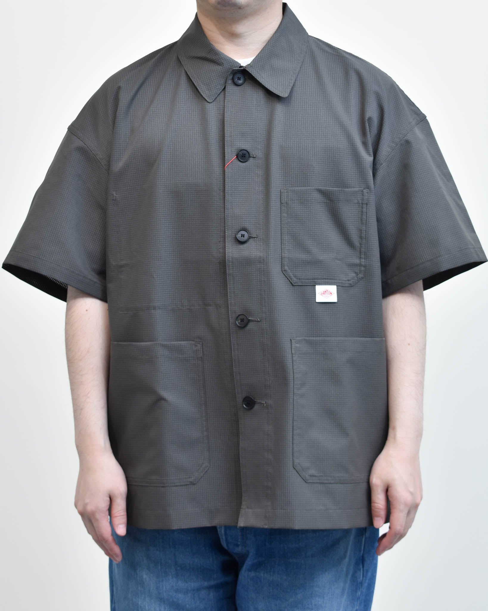 DANTON リップストップショートスリーブカバーオール MENS | FRENCH