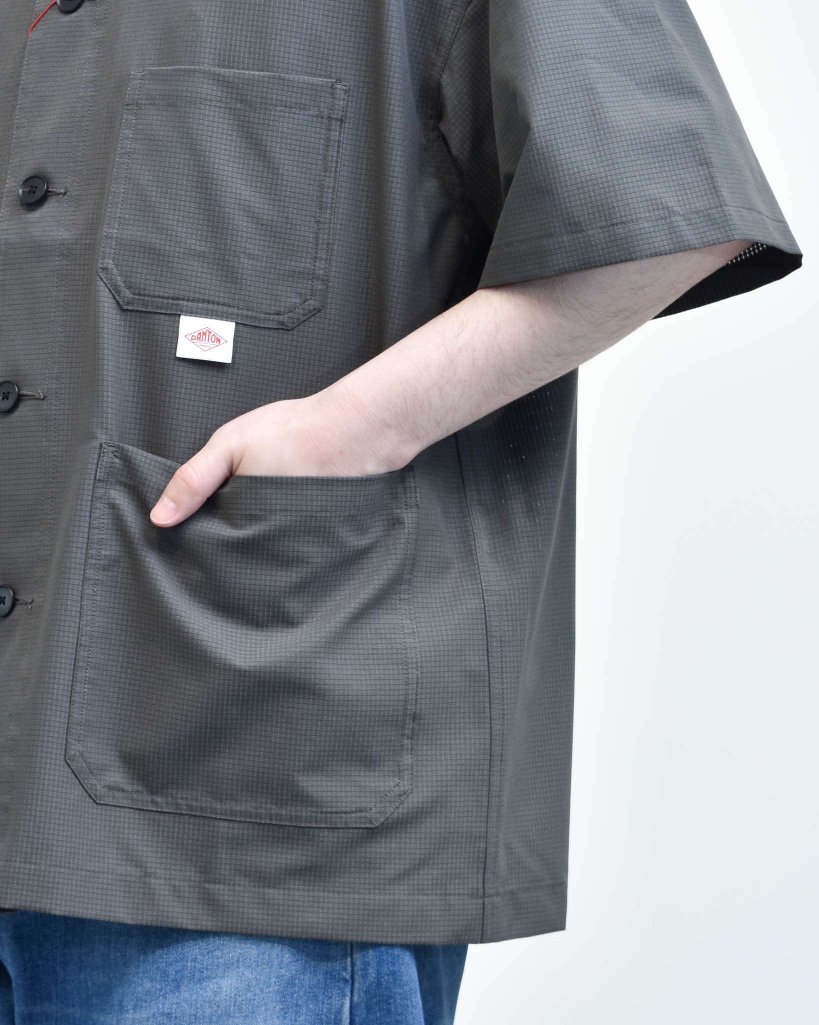 DANTON リップストップショートスリーブカバーオール MENS | FRENCH