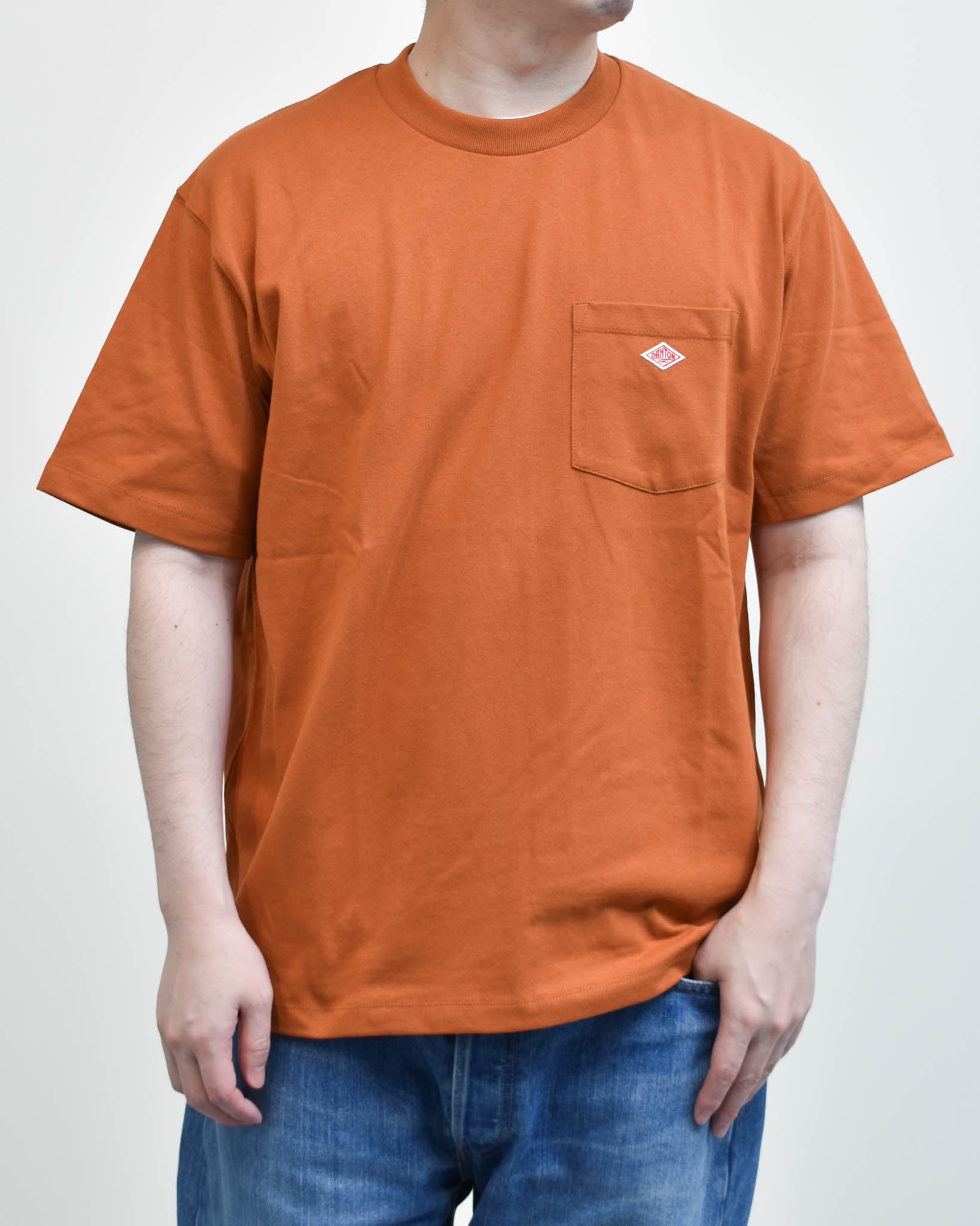 DANTON T/CジャージポケットTシャツ MENS | FRENCH Bleu .rooms