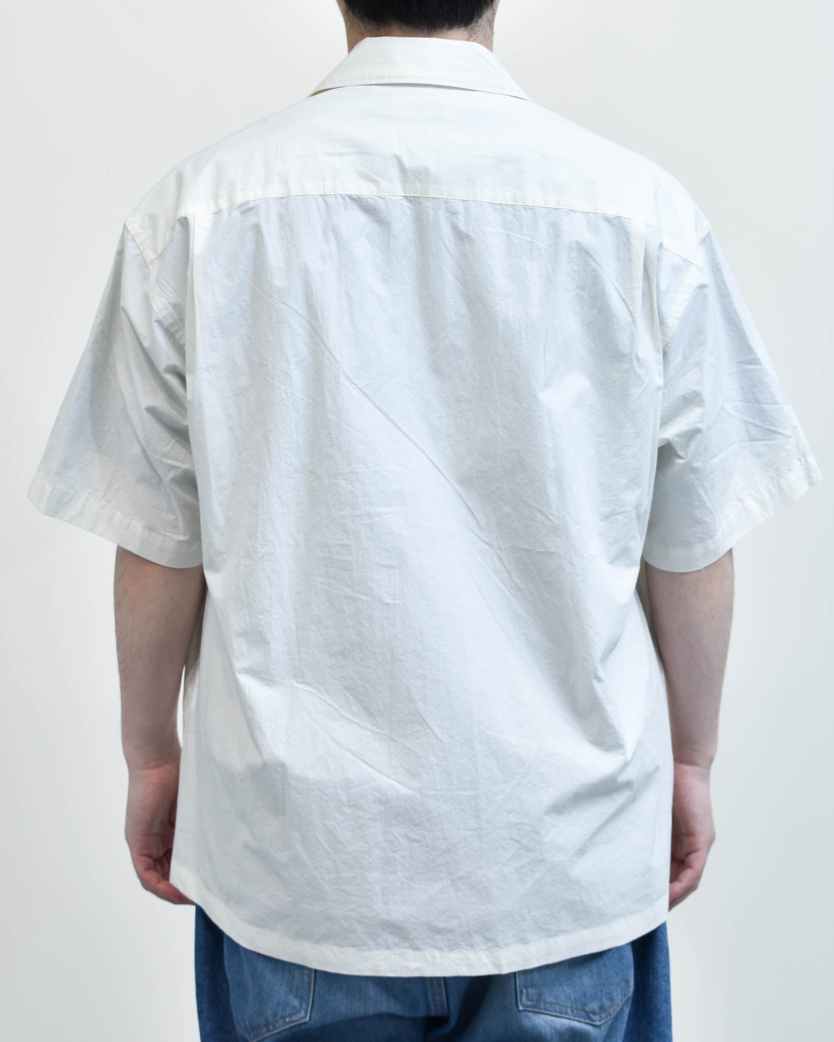 Gymphlex コットンワッシャーオープンカラー半袖シャツ MENS | FRENCH