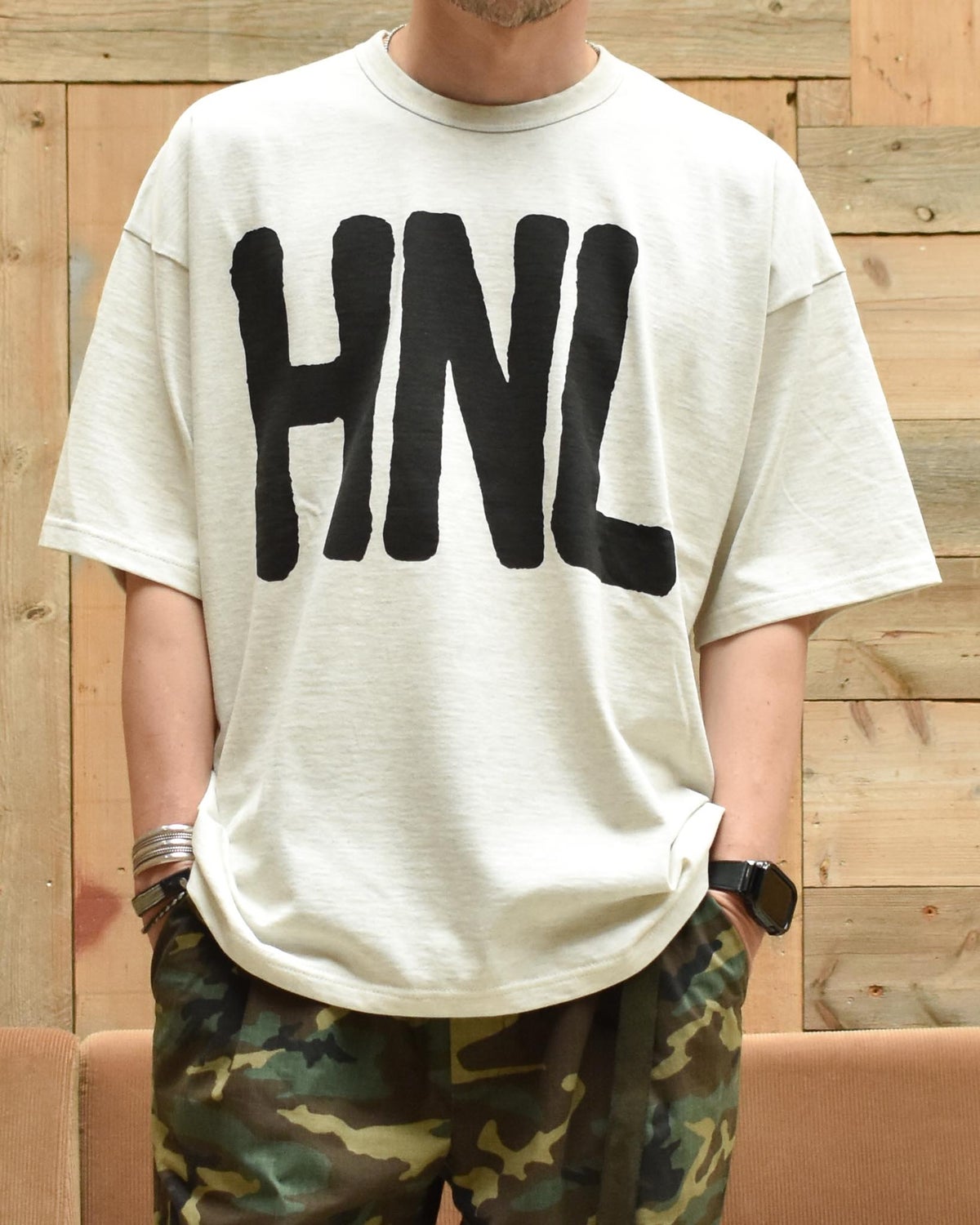 【FRENCH Bleu別注】MASTER&Co. エアポートTシャツ HNL MENS