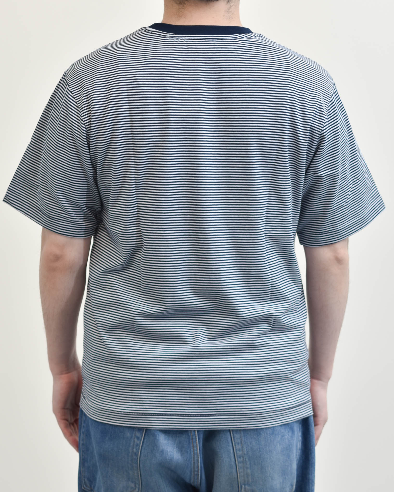 DANTON CVCジャージーストライプTシャツ MENS | FRENCH Bleu .rooms