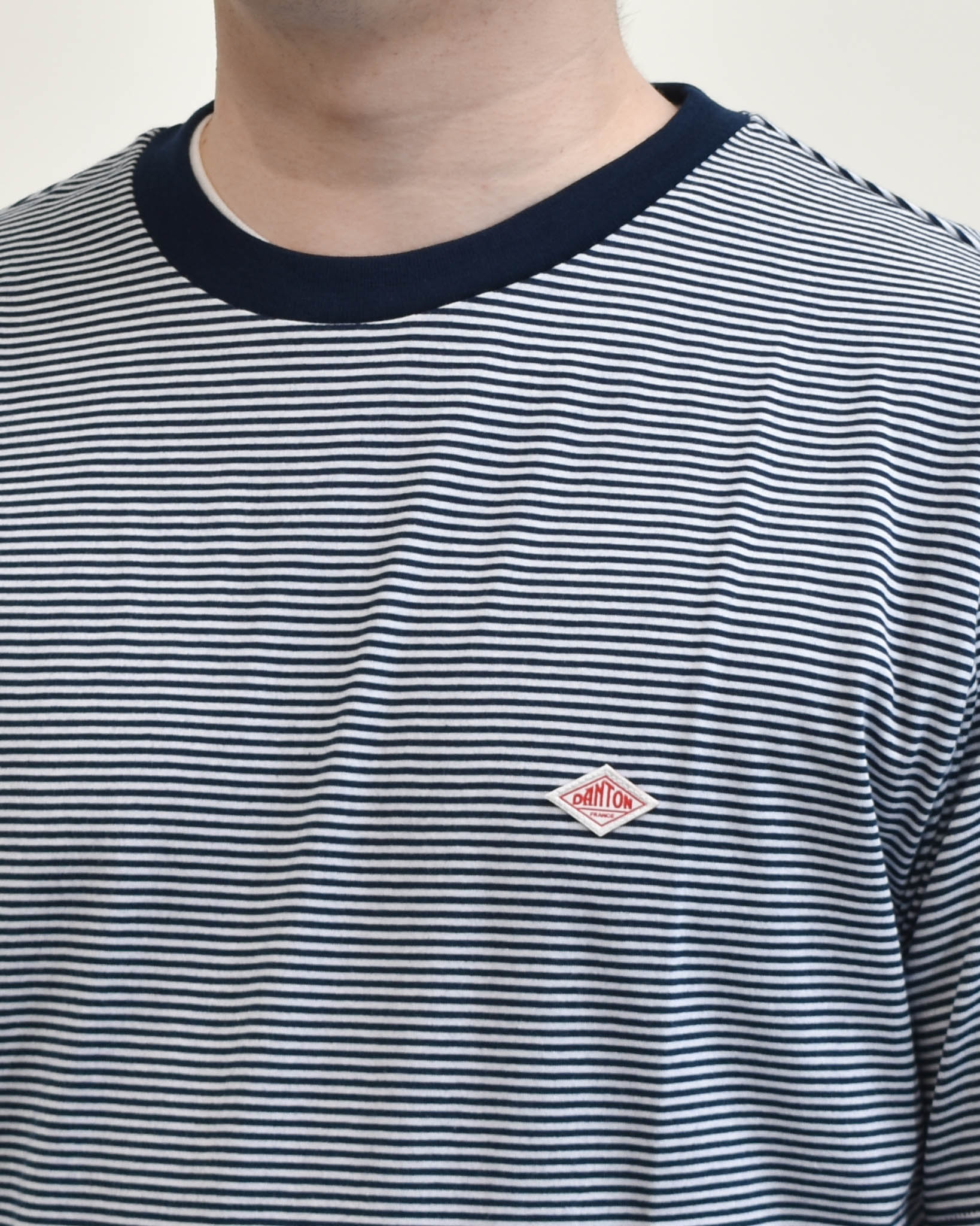 DANTON CVCジャージーストライプTシャツ MENS | FRENCH Bleu .rooms