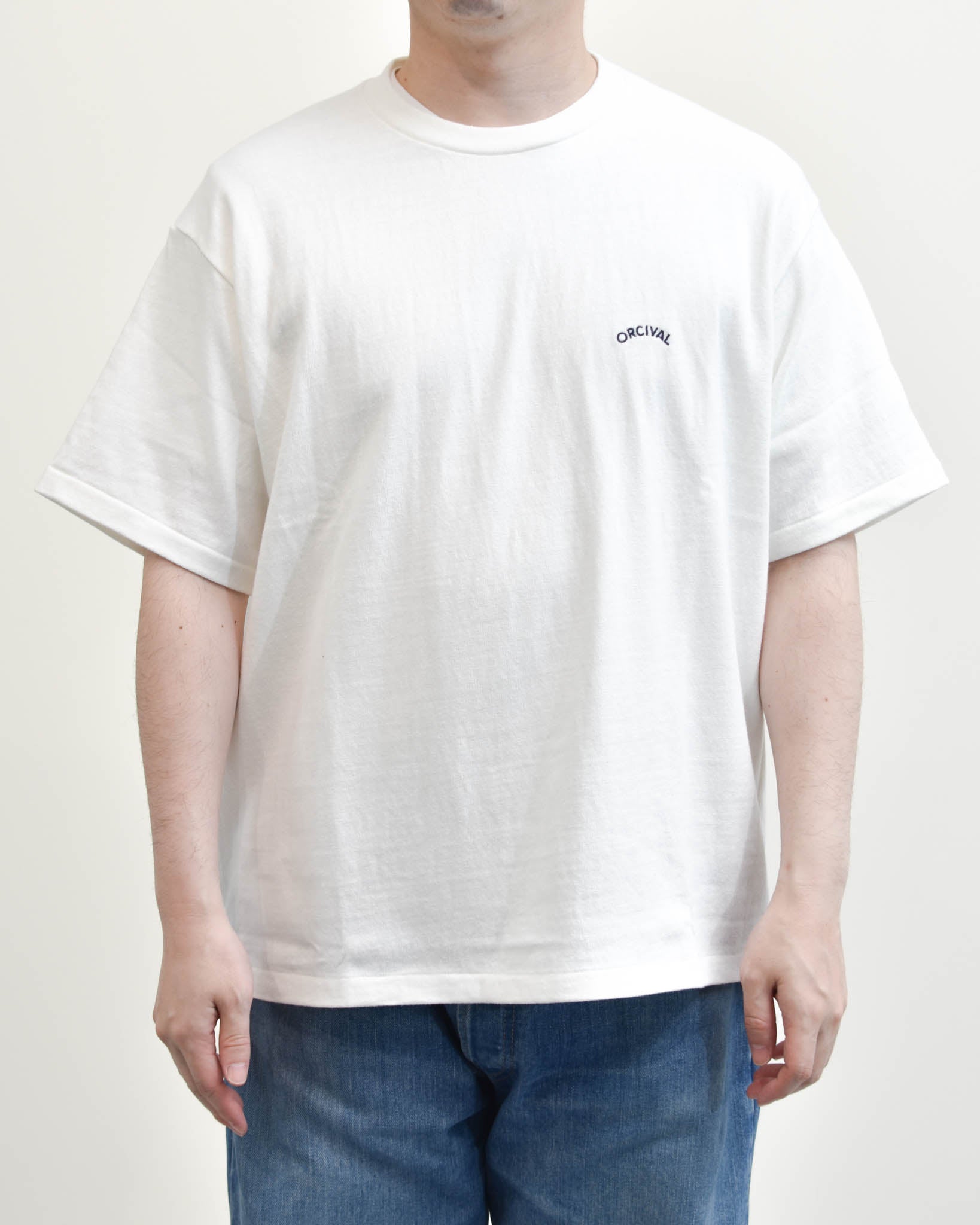 ORCIVAL コットンジャージーエンブロイダリ半袖Tシャツ MENS | FRENCH