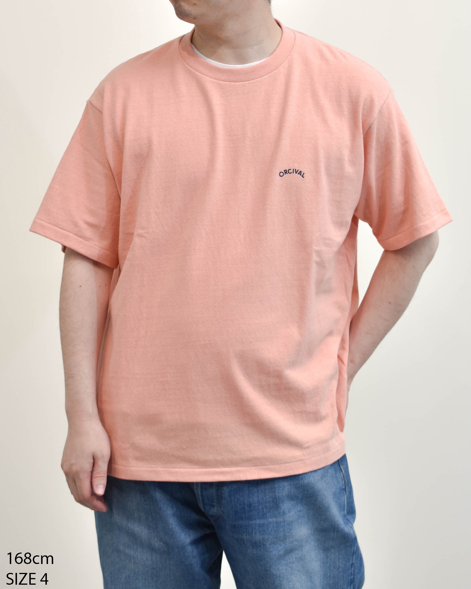 ORCIVAL コットンジャージーエンブロイダリ半袖Tシャツ MENS | FRENCH