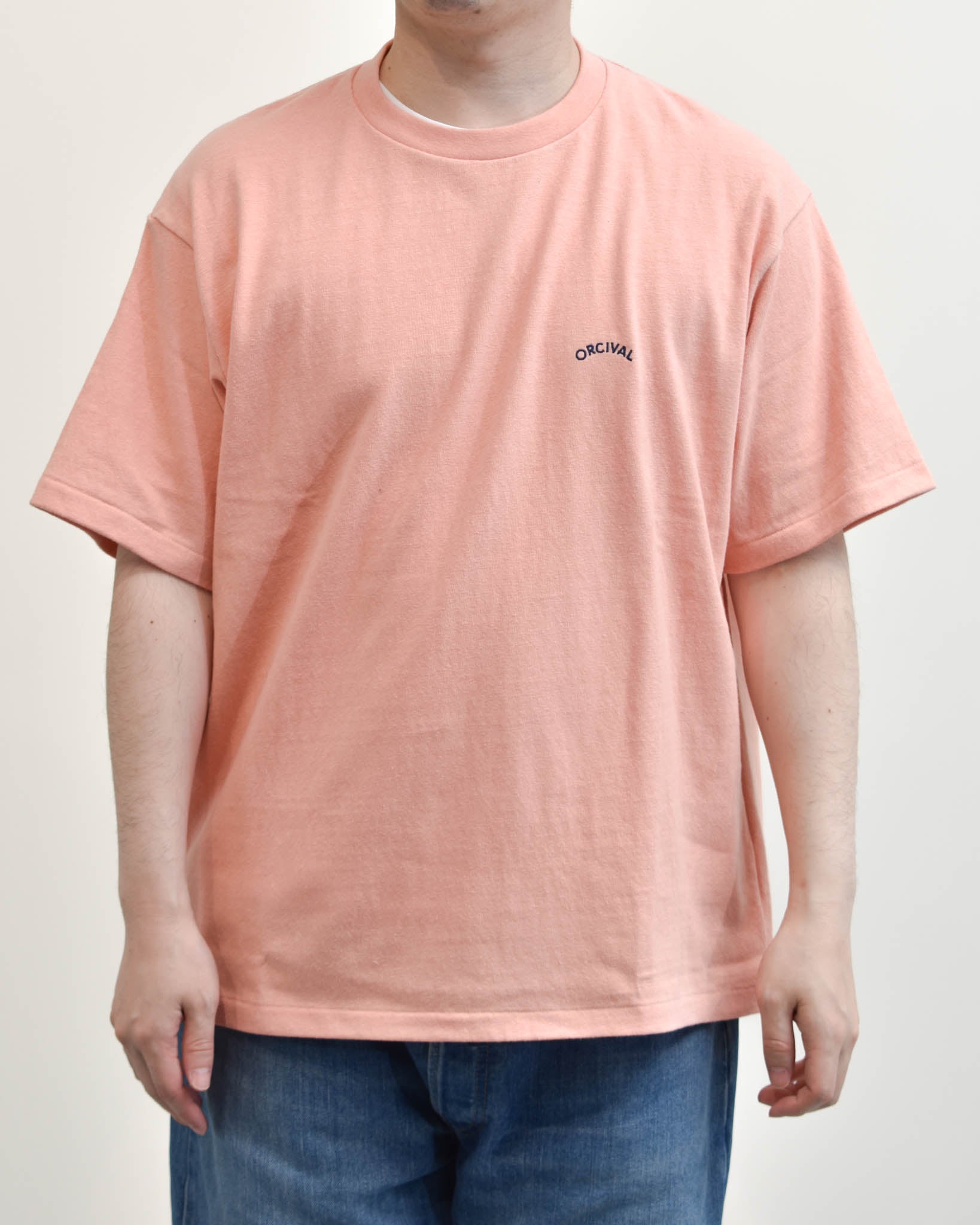 ORCIVAL コットンジャージーエンブロイダリ半袖Tシャツ MENS | FRENCH