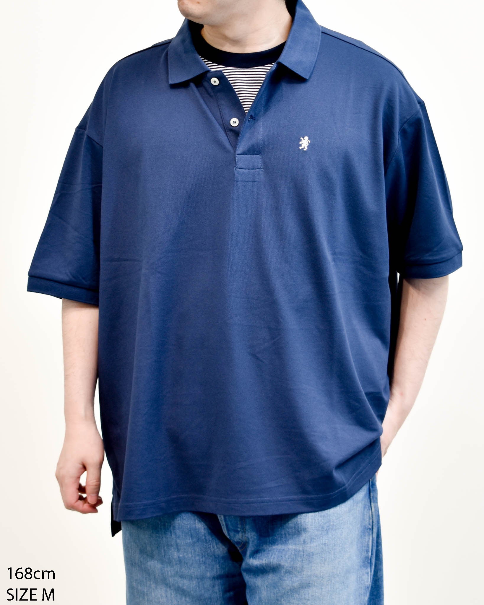 Gymphlex カノコポロシャツ MENS | FRENCH Bleu .rooms