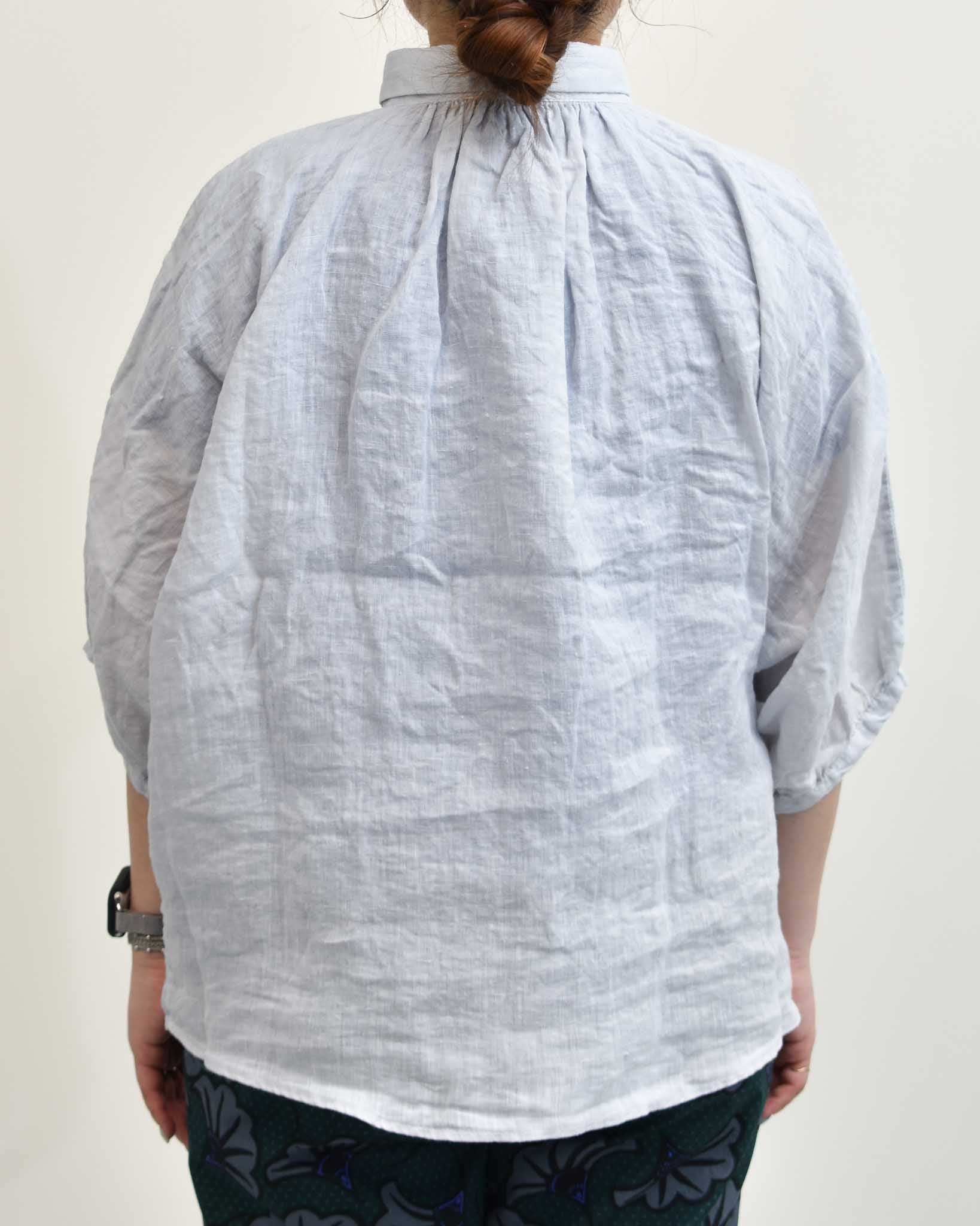 Brocante / リネンキャンバスグランシャツ fogy pink Brocante リネンキャンバスグランシャツ 定価15400円 38-042L ブラウス