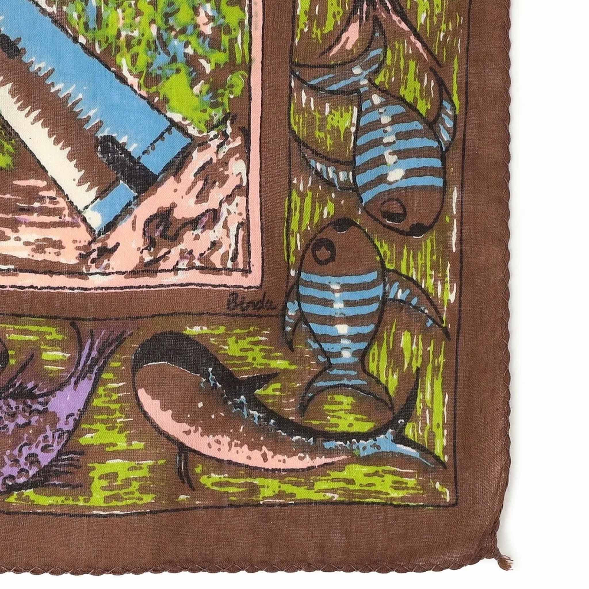 BINDU スカーフ ACAPULCO 64cm | FRENCH Bleu .rooms