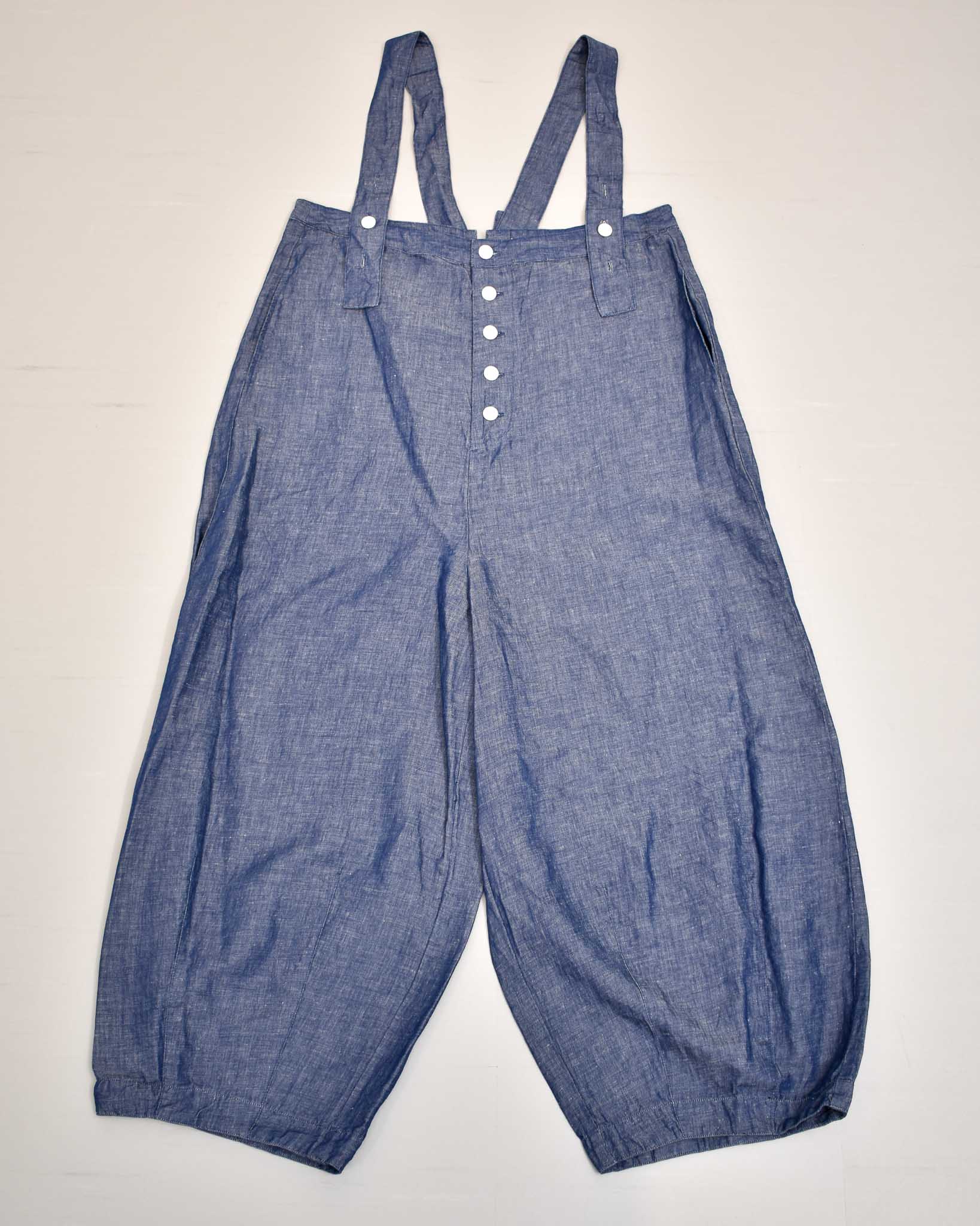 motomi.m コットンリネンサロペット | FRENCH Bleu .rooms