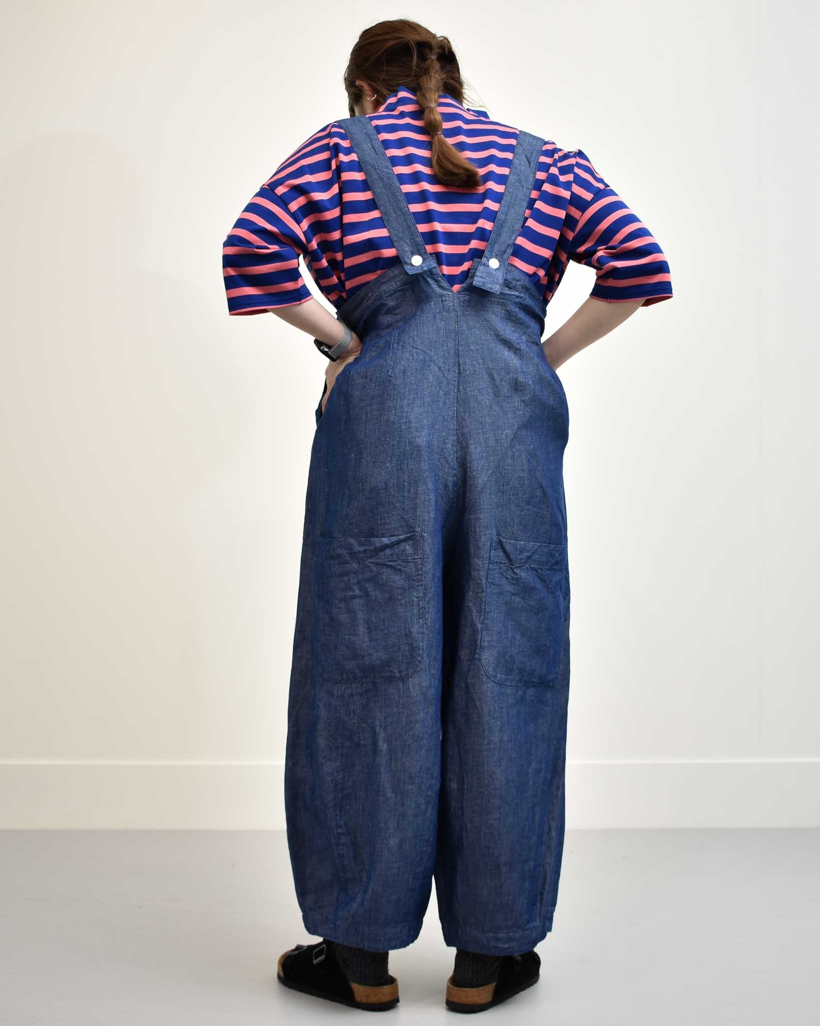 MIFUMI サロペット motomi.m コットンリネンサロペット | FRENCH Bleu .rooms