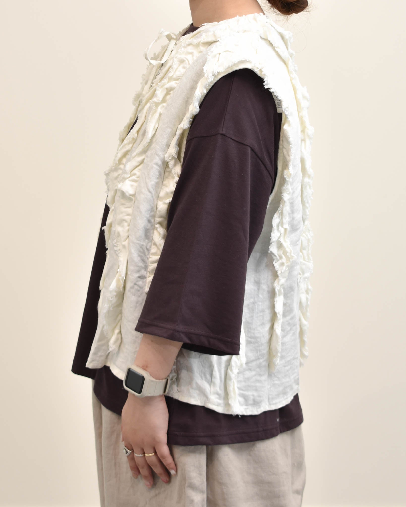 FRENCH Bleu別注】Gauze# リネンビビアンベスト | FRENCH Bleu .rooms