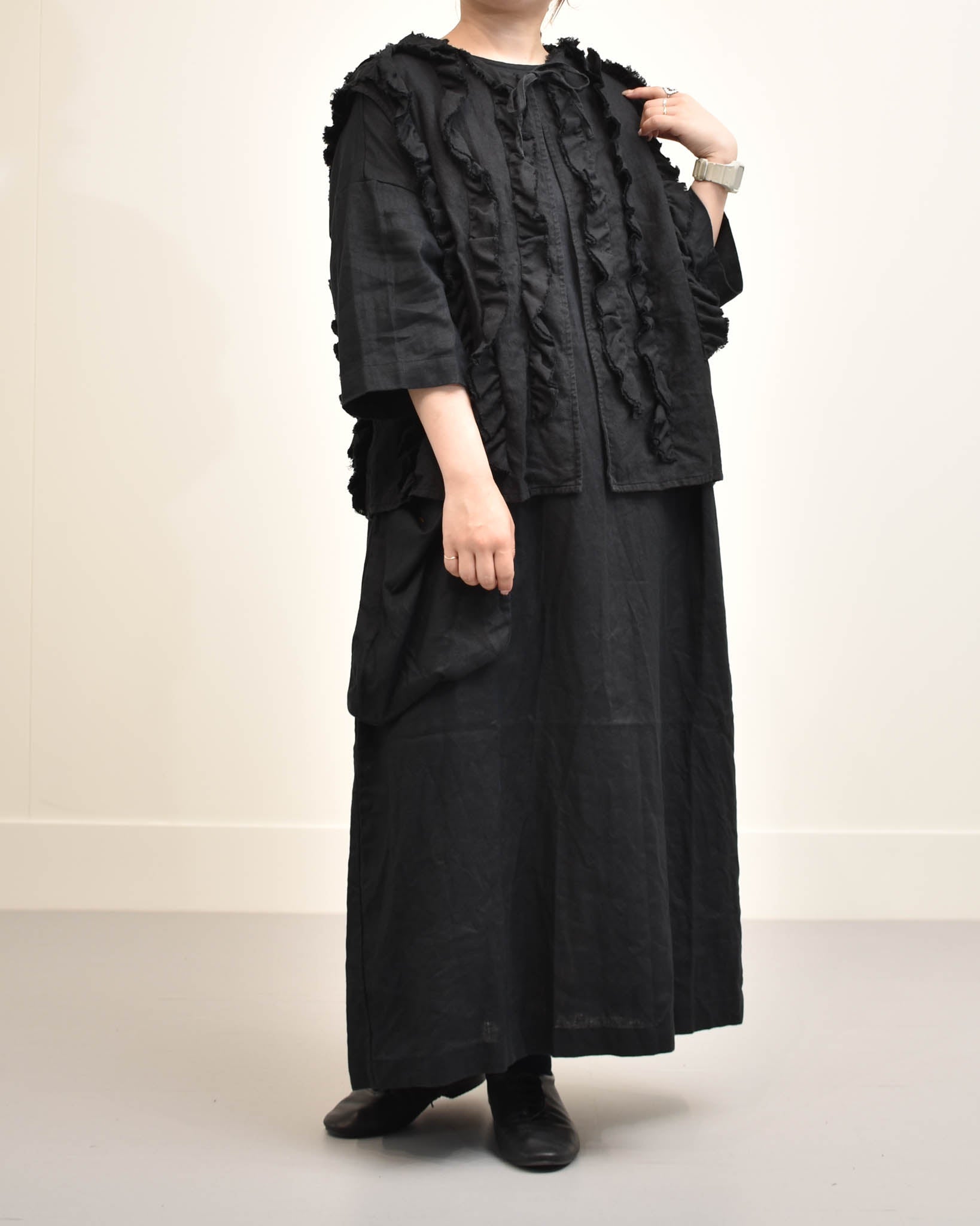 FRENCH Bleu別注】Gauze# リネンビビアンベスト | FRENCH Bleu .rooms