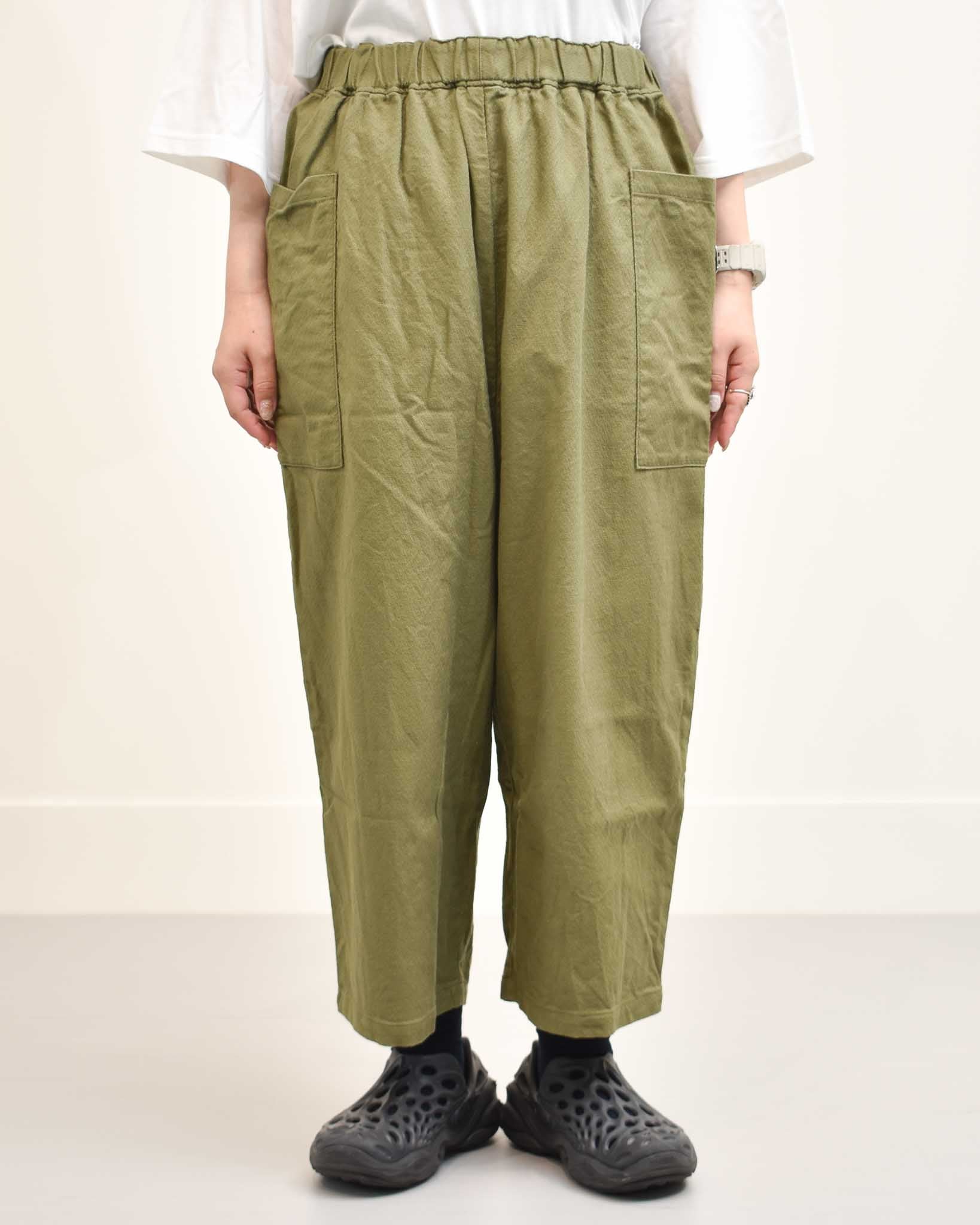 FRENCH Bleu別注】Gauze# コットンリネンポケットイージーパンツ