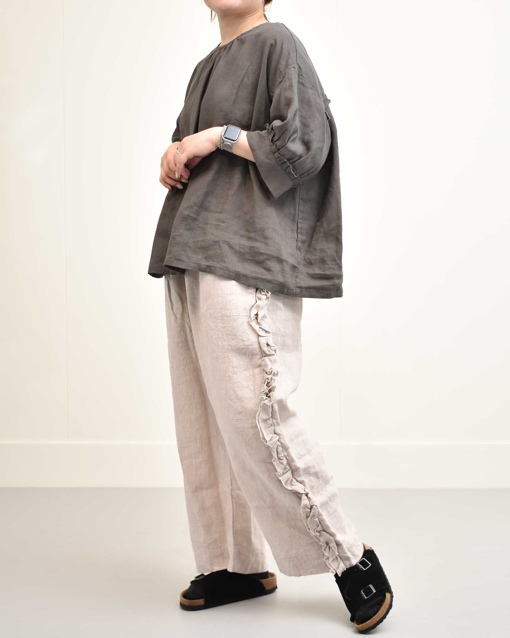 Gauze# リネンビビアンパンツ | FRENCH Bleu .rooms