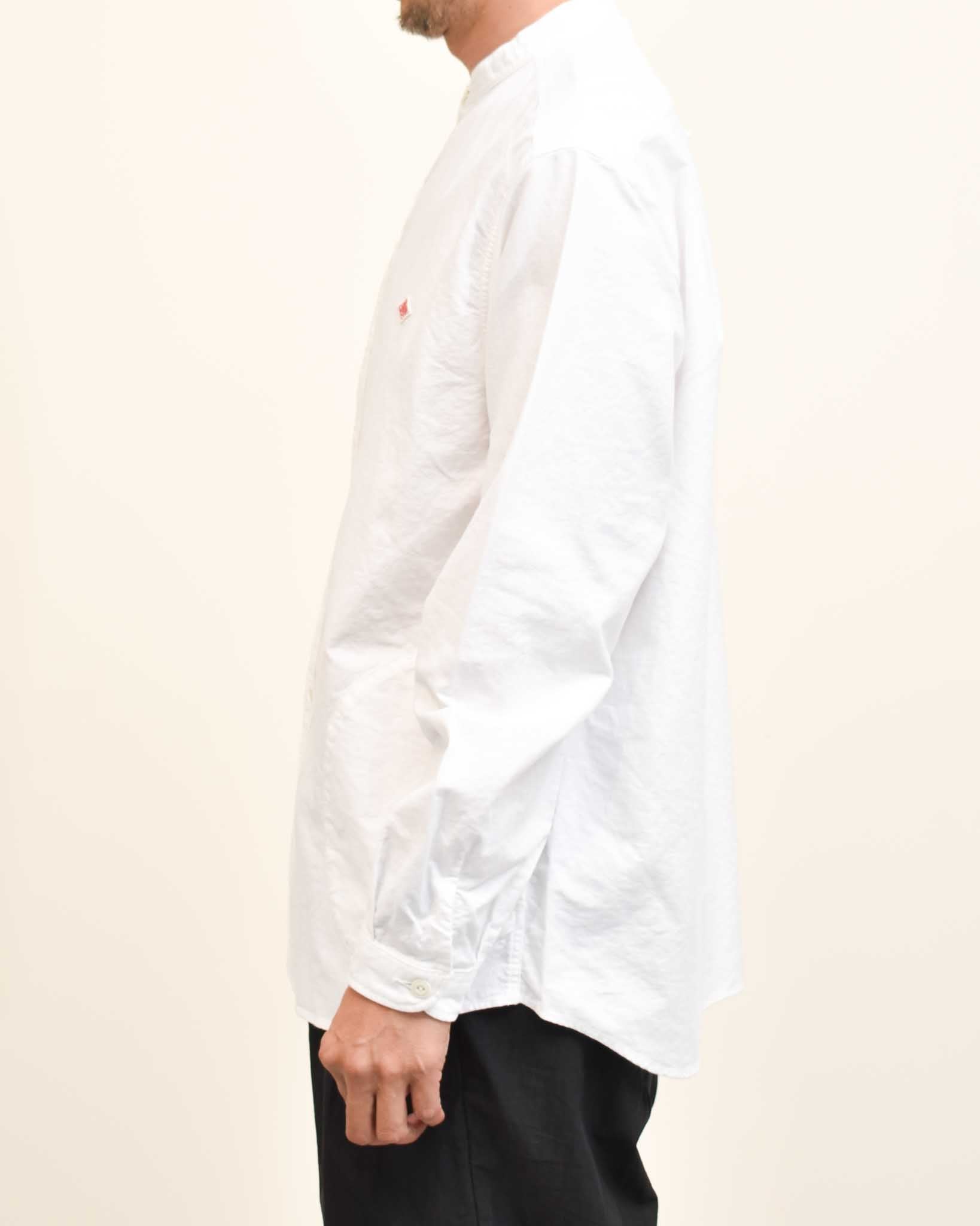 DANTON オックスバンドカラーシャツ MENS | FRENCH Bleu .rooms