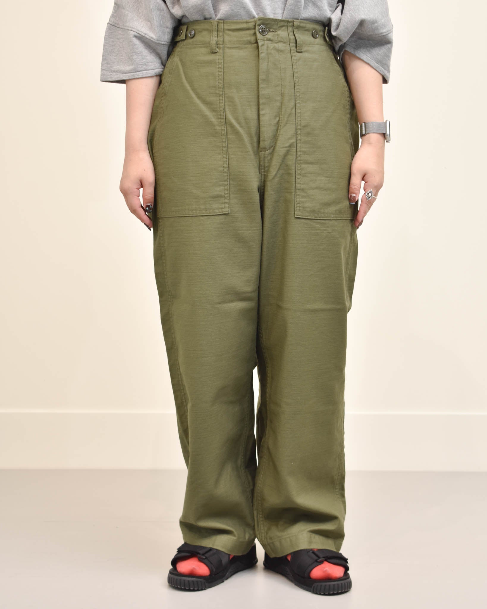ORDINARY FITS ジェームスファティーグパンツ BACK SATIN | FRENCH