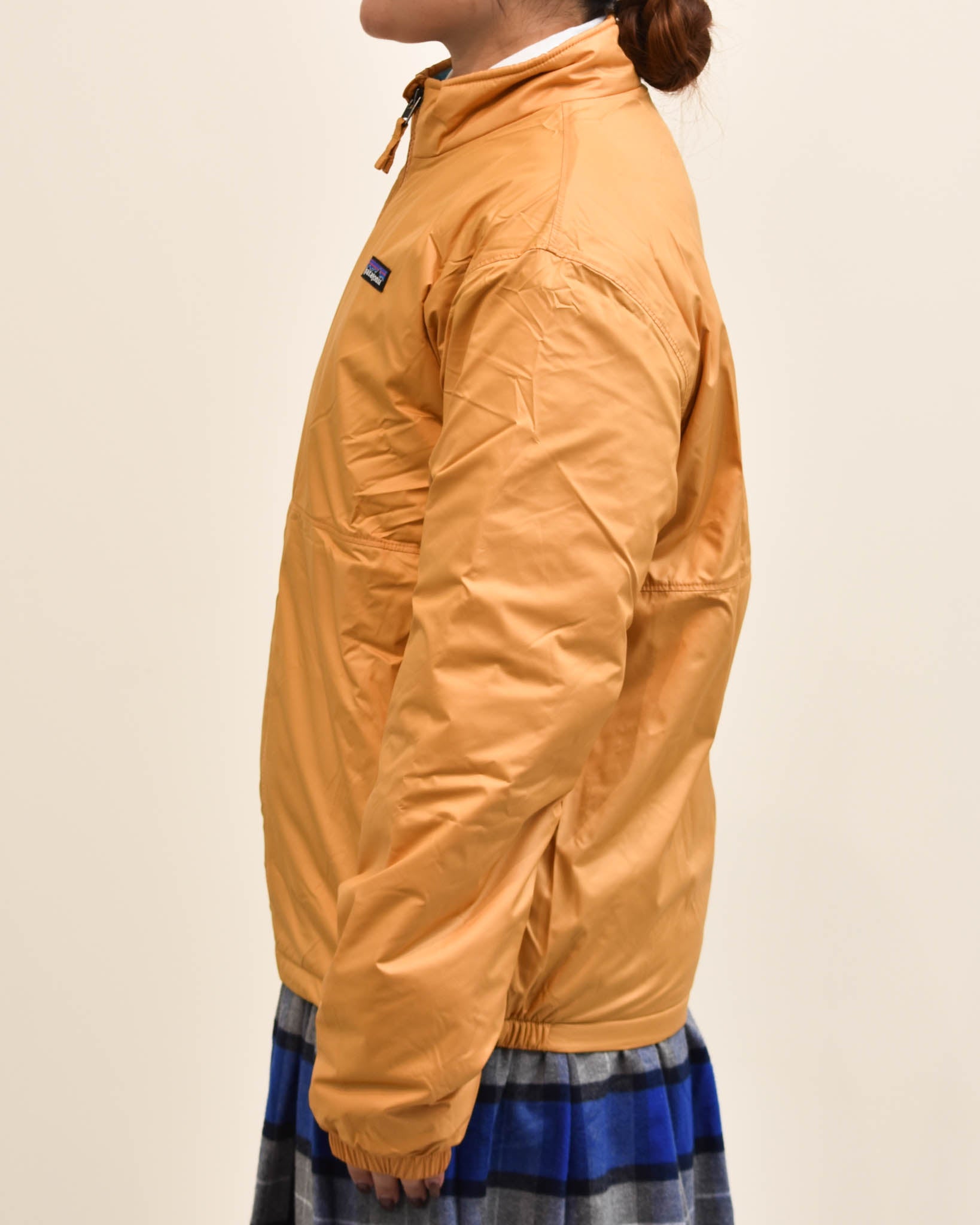 Patagonia キッズラインドウィンドブレーカージャケット | FRENCH Bleu