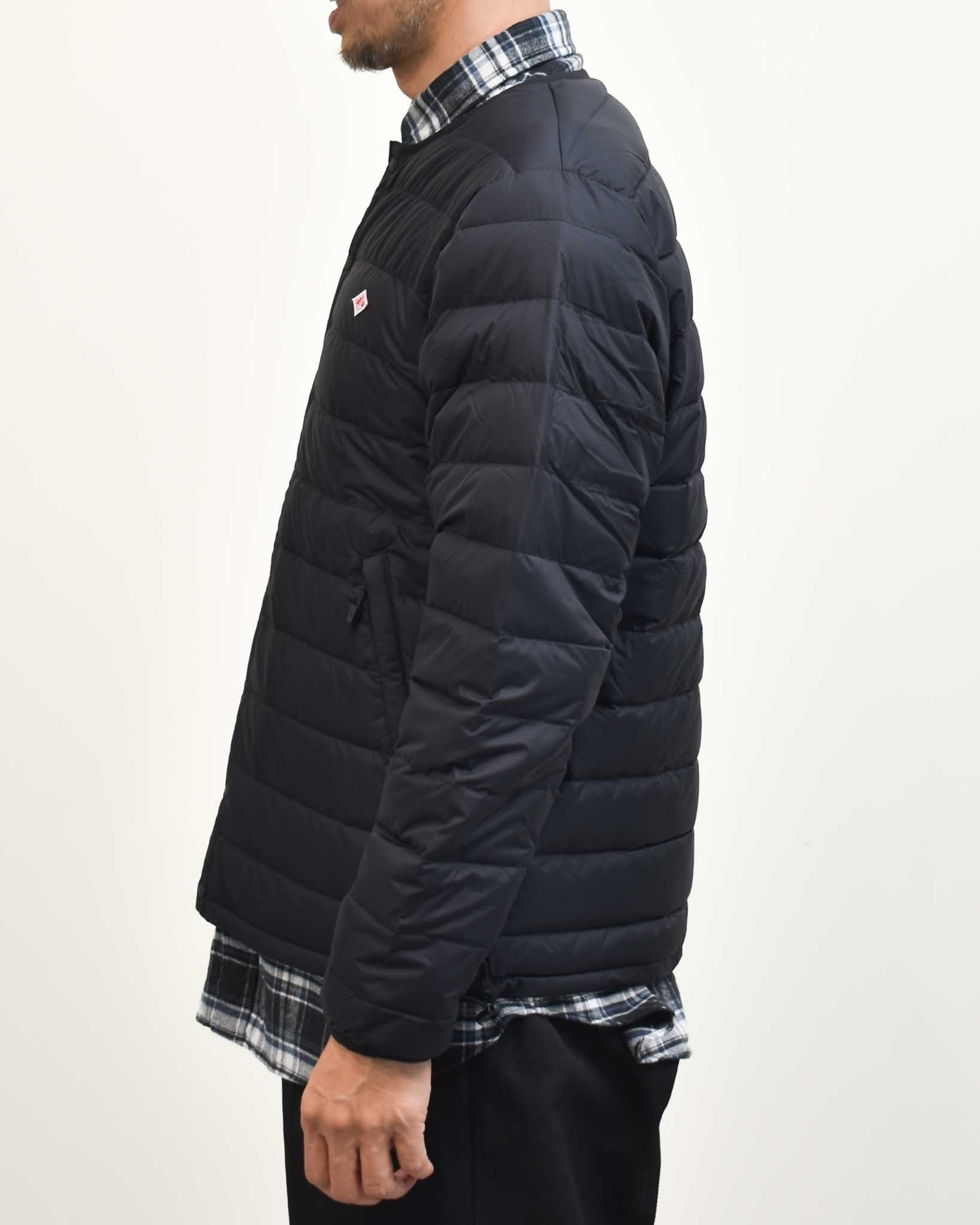 DANTON インナーダウンクルーネックジャケット MENS | FRENCH Bleu .rooms
