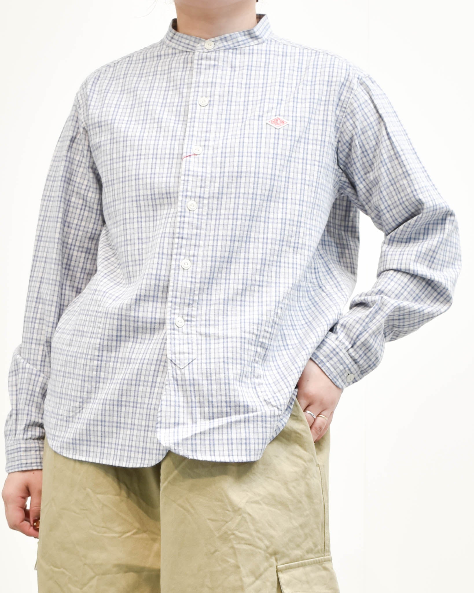 ORCIVAL リネンチェックスリーブレスシャツ | FRENCH Bleu .rooms